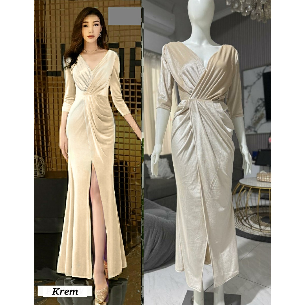 Pakean Dreaa Premium Terbaru Dres Wnita Kekinian Korean Style Dress Import Bridesmaid Deres Dres Cew