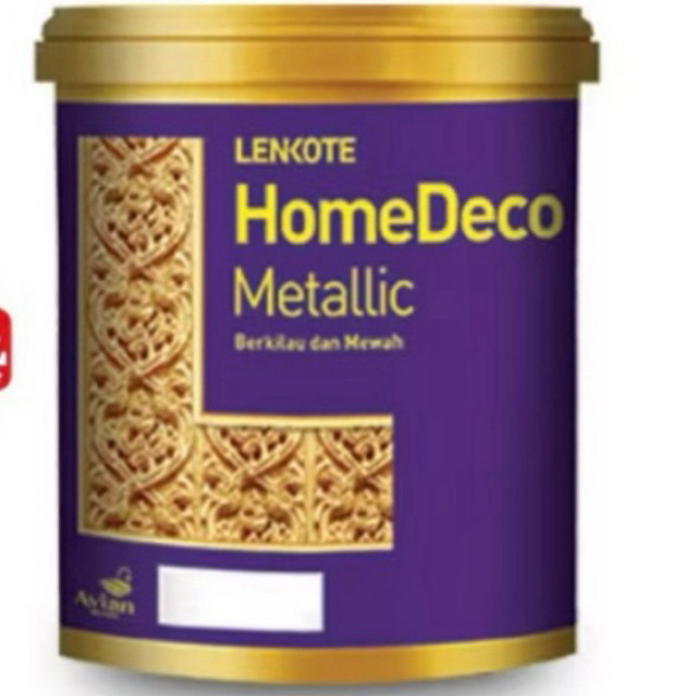 Cat Emas Perak Lenkote Avian Brands Kemasan 1 KG