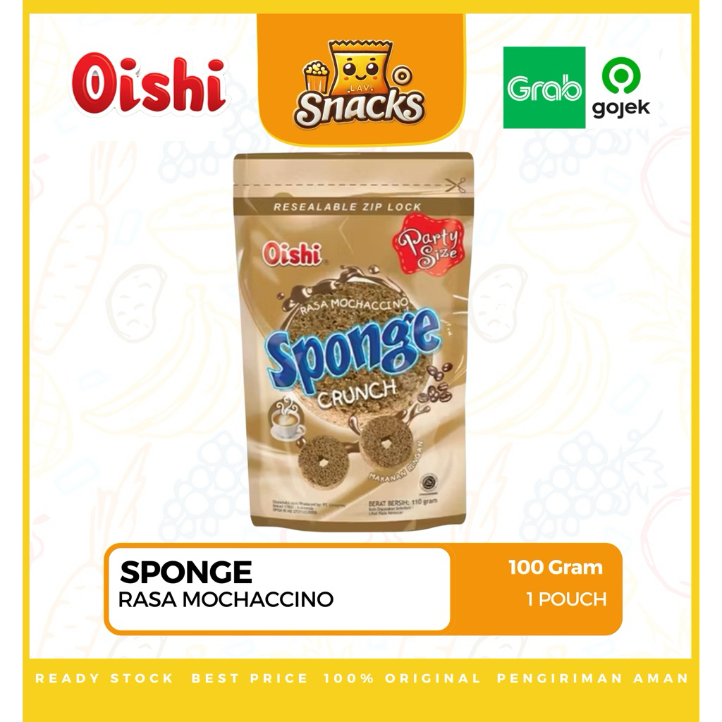 

Lav.snacks Oishi Sponge Moccachino 100 Gram