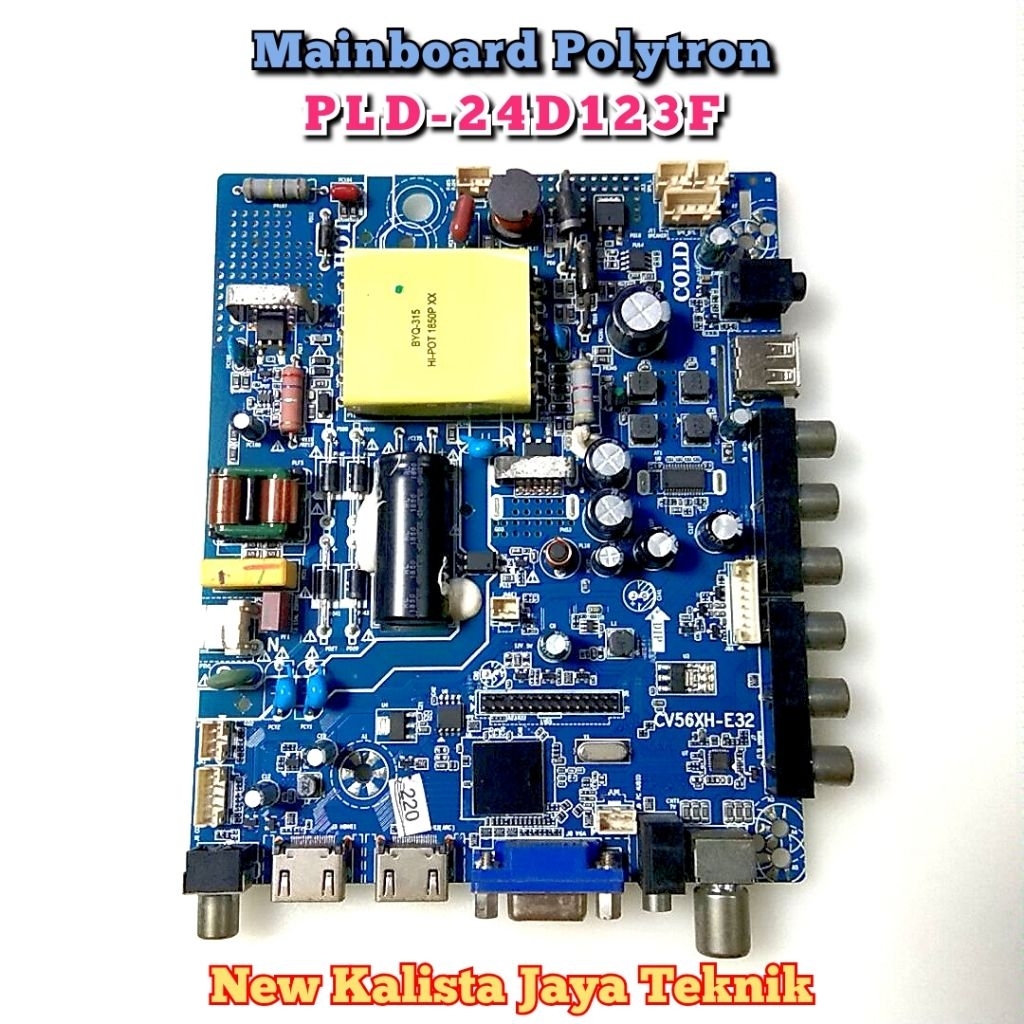 MAINBOARD TV POLYTRON PLD 24D123F ORIGINAL MB 24D123 MOTHERBOARD TV PLD24D123F MB POLYTRON 24D123 ME