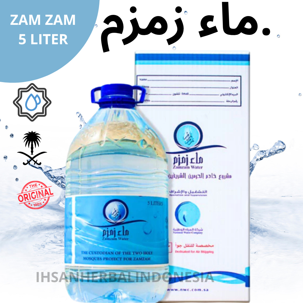 

Air Zam Zam 5 liter Asli makkah bergaransi