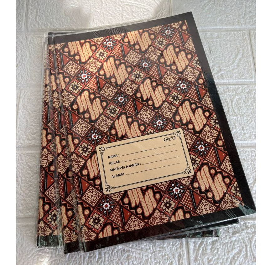 

Sampul Buku Motif Batik KIKY Ukuran Kwarto 1 Pack Isi 10 Lembar