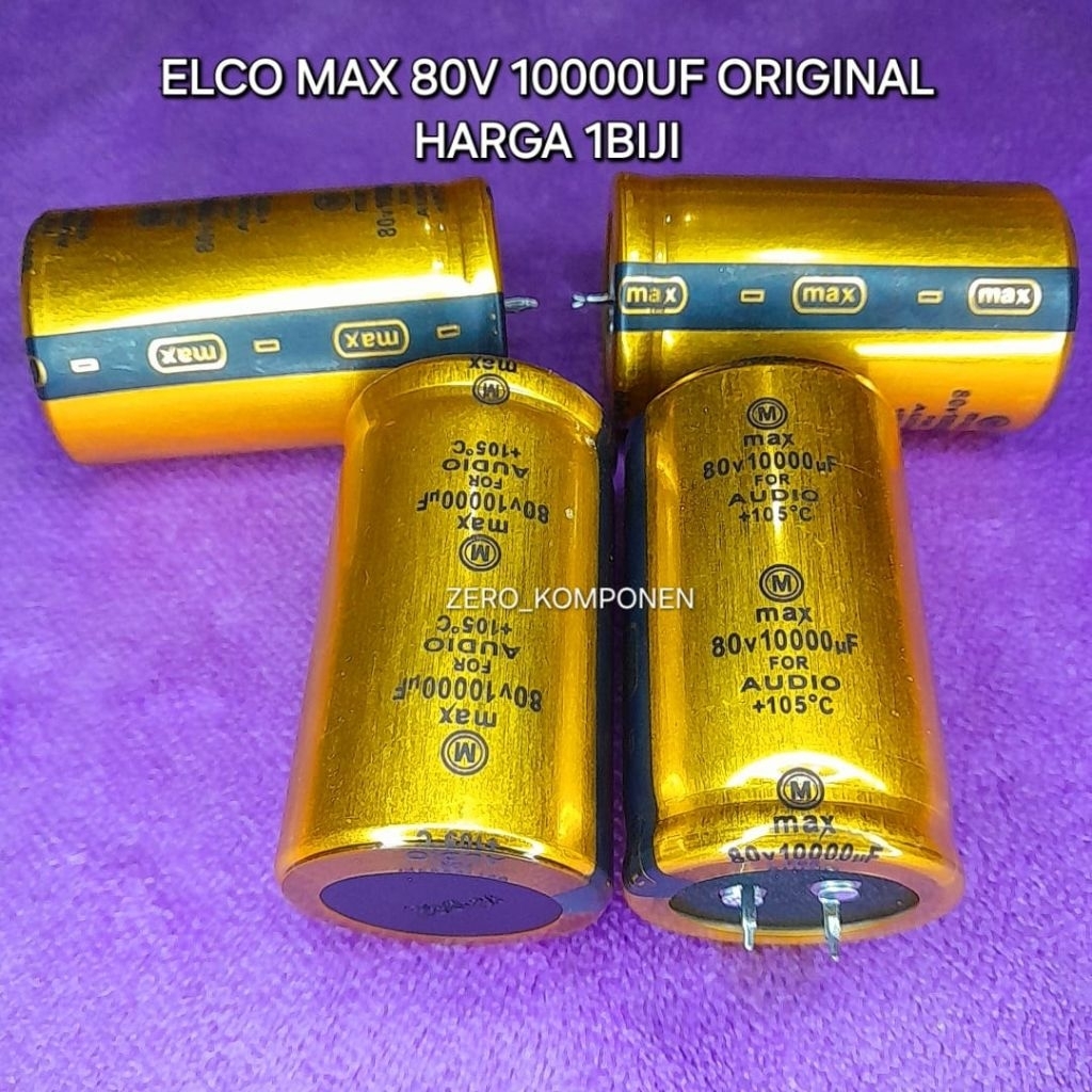 ELCO 80V 10000UF MAX FOR AUDIO ORIGINAL 1PCS