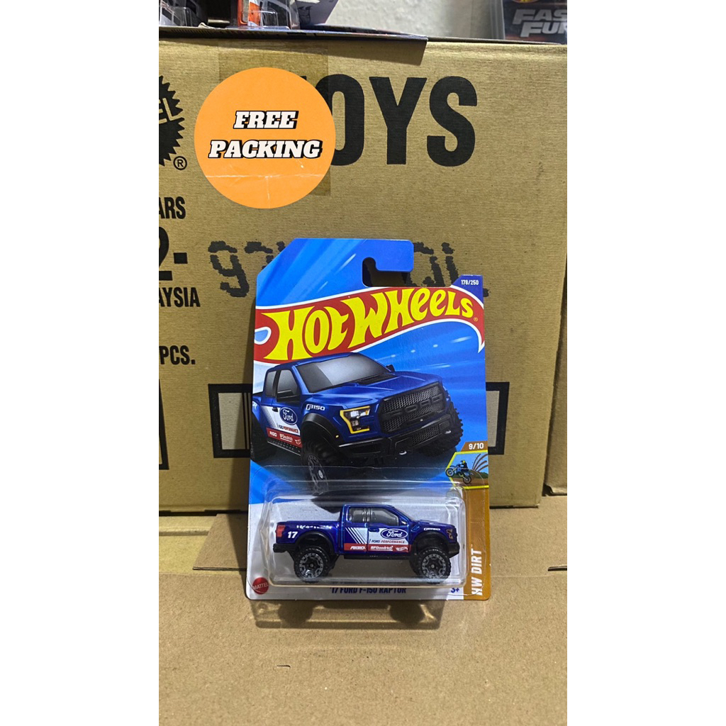 Hotwheels 17 Ford F-150 Raptor lot 2025