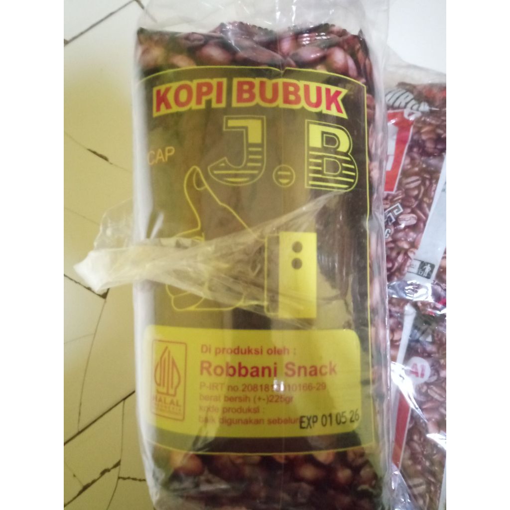 

Kopi lampung original asli lampung kopi bubuk premium cap JB asli khas lampung 225 gr