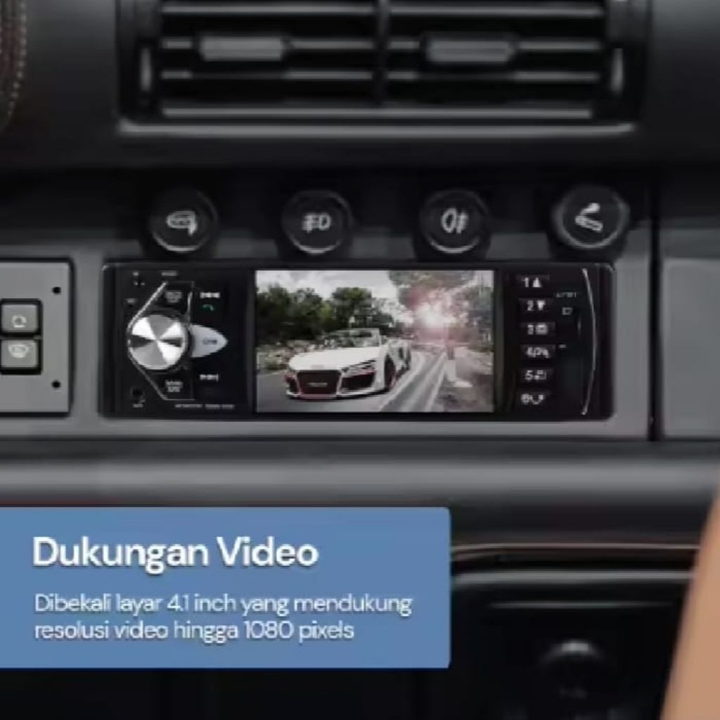 Tape mobil Head Unit Single Din 4,1 inch MP5 Bluetooth