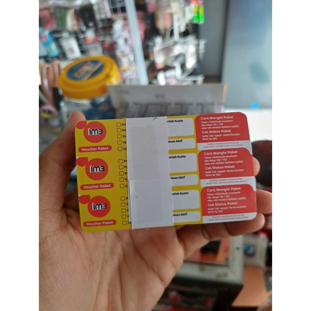 Voucher Kosongan Indosat/Im3