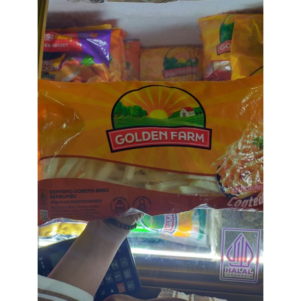 

golden farm kentang coated 500g