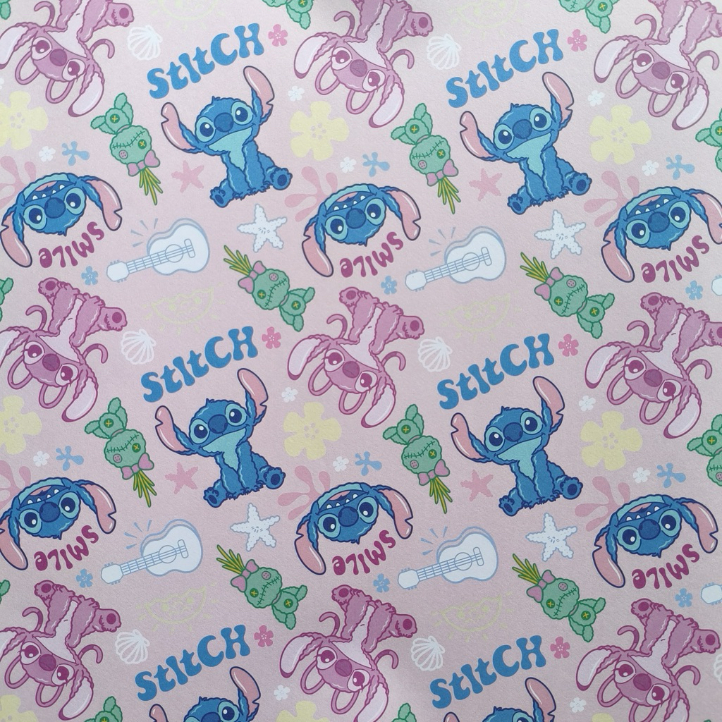 

kertas kado sansan wawa stitch / kertas kado sanwa stitch / kertas kado lilo and stitch ( pink )