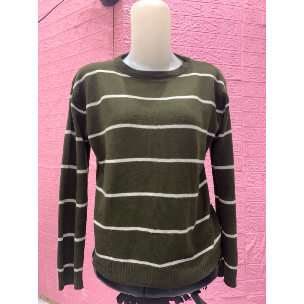 sweater salur rajut