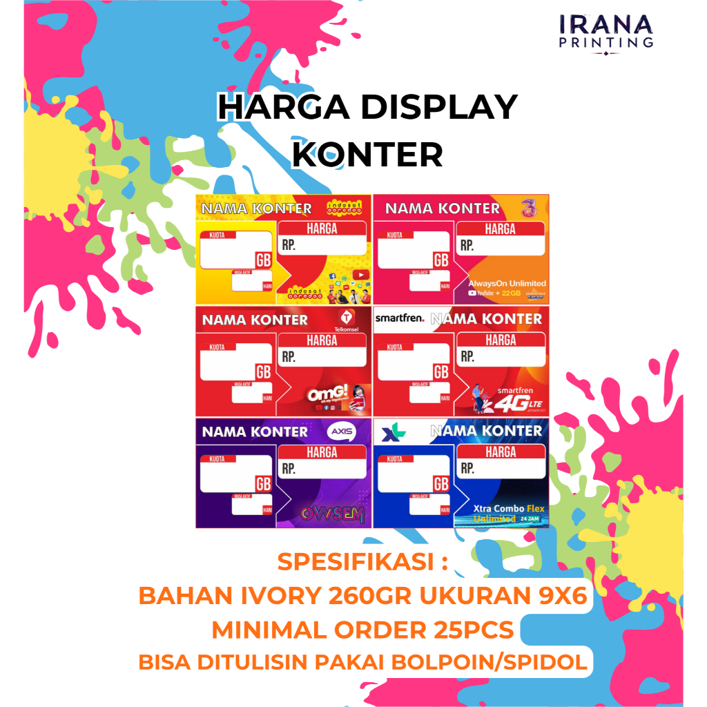 

Label Harga Paket Internet | Ivory 260gr | Bisa Tulis Pakai Spidol