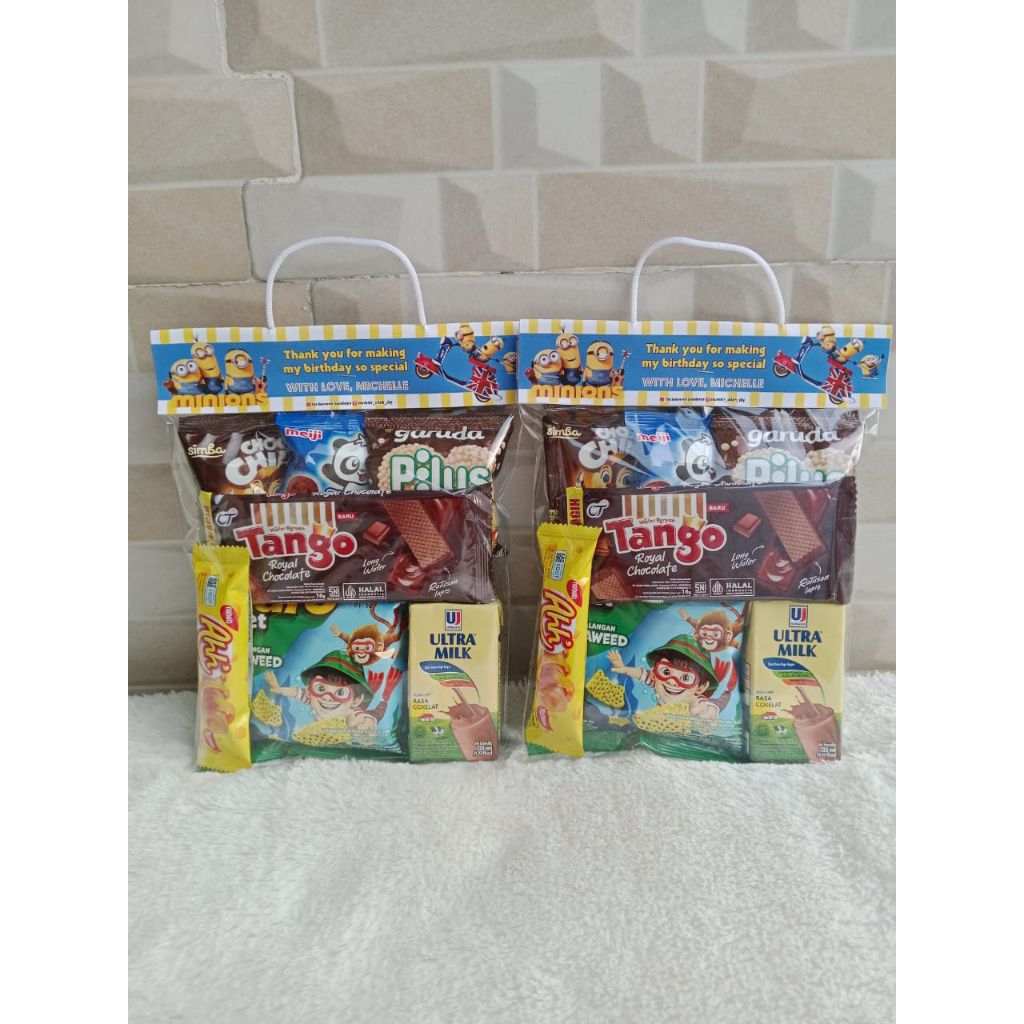

Termurahh paket snack ultah anak bingkisan snack ultah aqiqah khitan hampers ultah