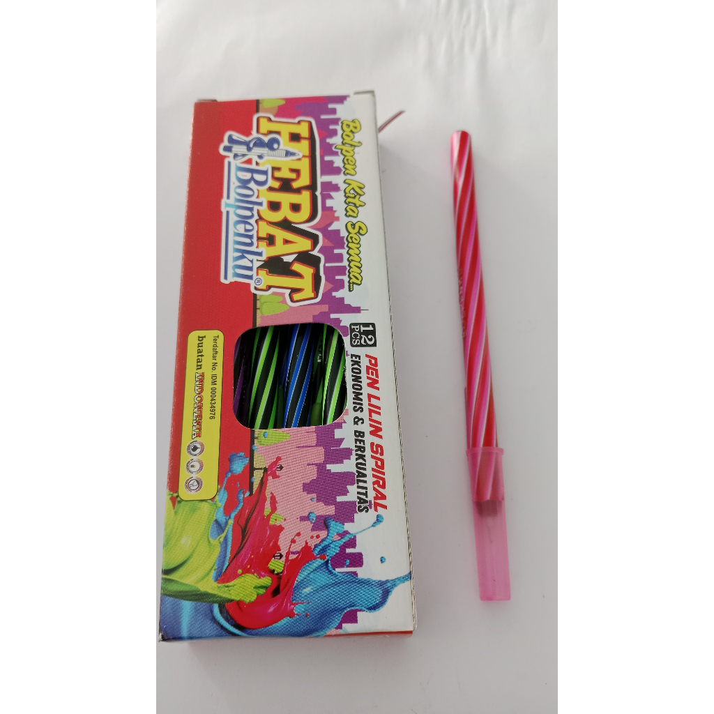 

BOLPENKU pen lilin spiral 12 pcs