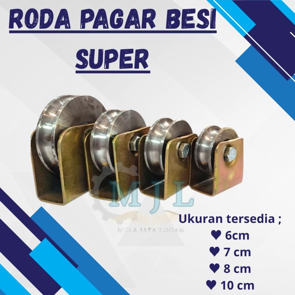 Roda Pagar Besi Super || Roda Super || Roda Besi