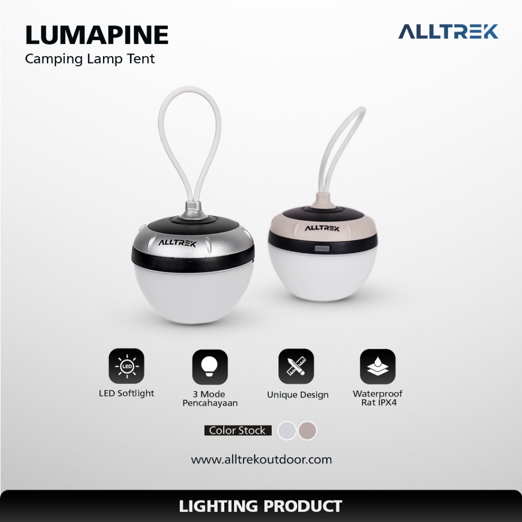 ALLTREK Lampu Tenda Camping LUMAPINE Camping Lamp