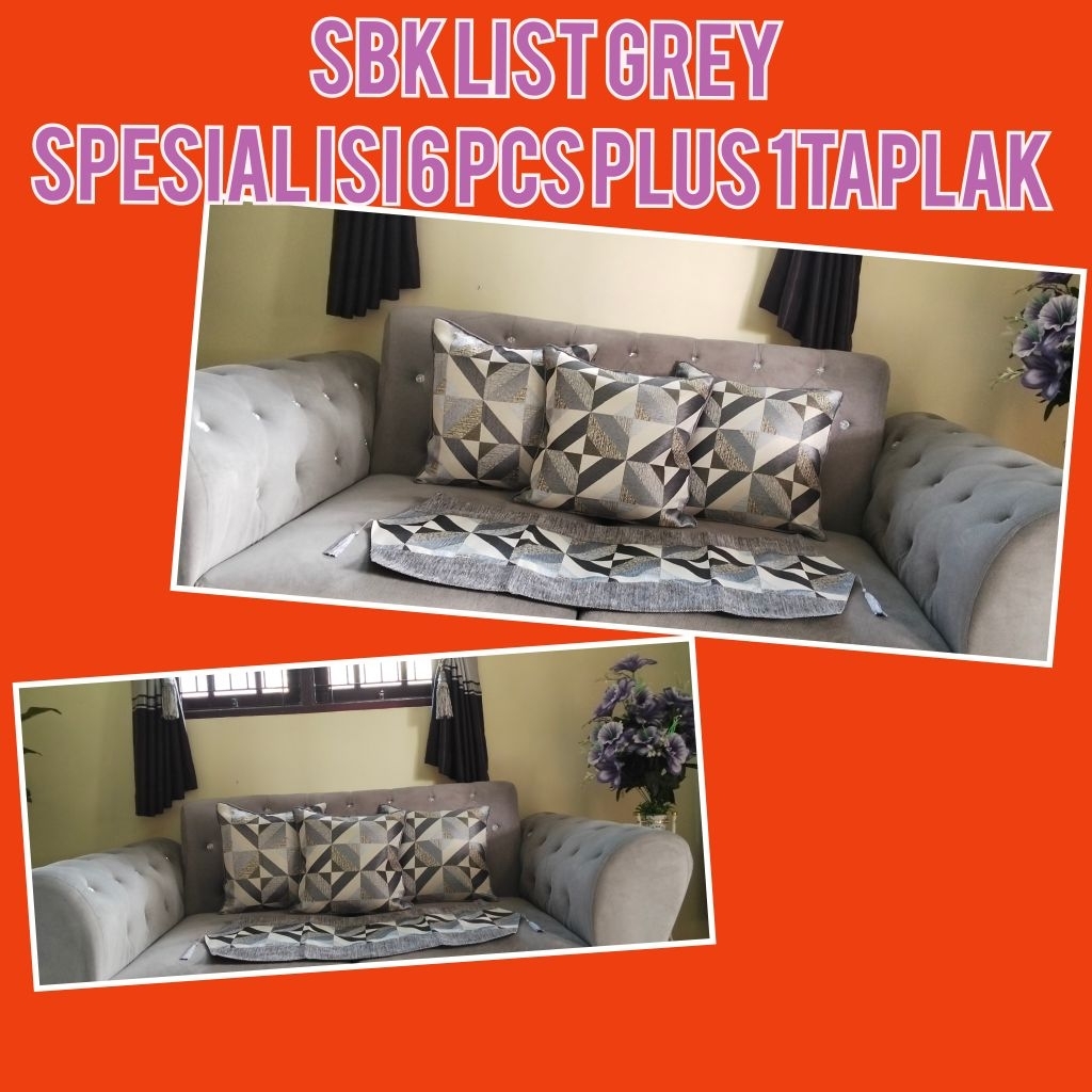 SARUNG BANTAL SOFA MARCOPOLO NEW, UK 40X40CM, SPESIAL 6PCS SARUNG BANTAL KURSI PLUS 1TAPLAK