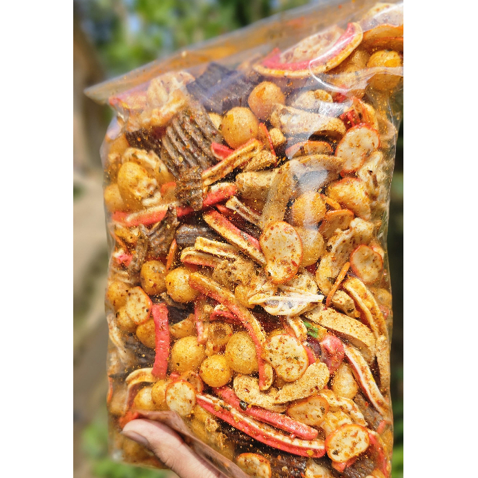 

Seblak campur seblak mix pedas daun jeruk 1kg