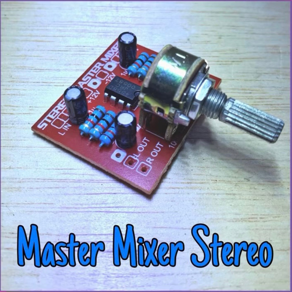 Master mixer stereo
