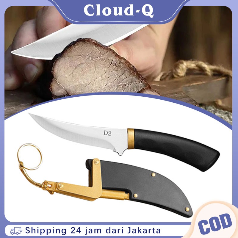 Pisau Buah Stainless Outdoor Pisau Tuomei Portable