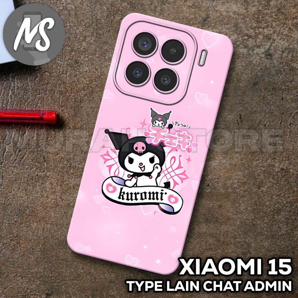 MS26 | Case Xiaomi 15 | Motif Kuromi| Casing | Kesing | Pelindung HP | Silicon