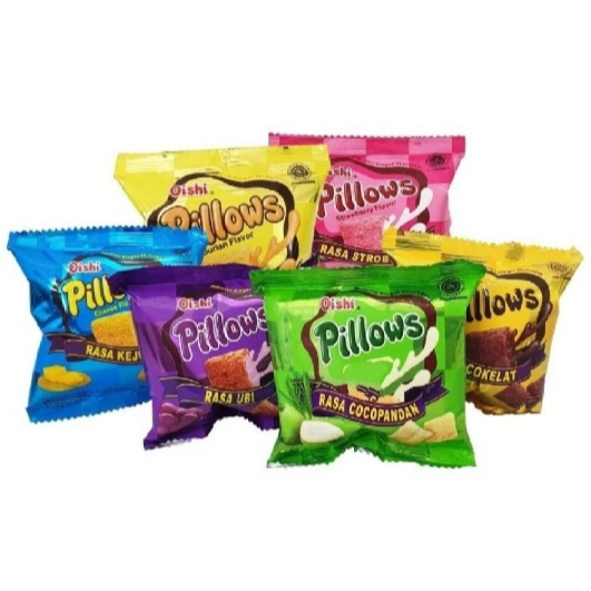 

Oishi Pillow 10x12gr ALL VARIAN [ RENTENG ]