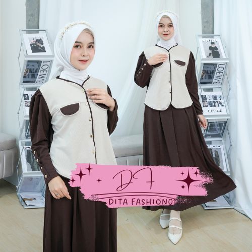 Set Rok Knit premium wanita/ Setelan Pakaian/ Atasan dan Bawahan Rok/Baju M/ L/ XL Set Rok