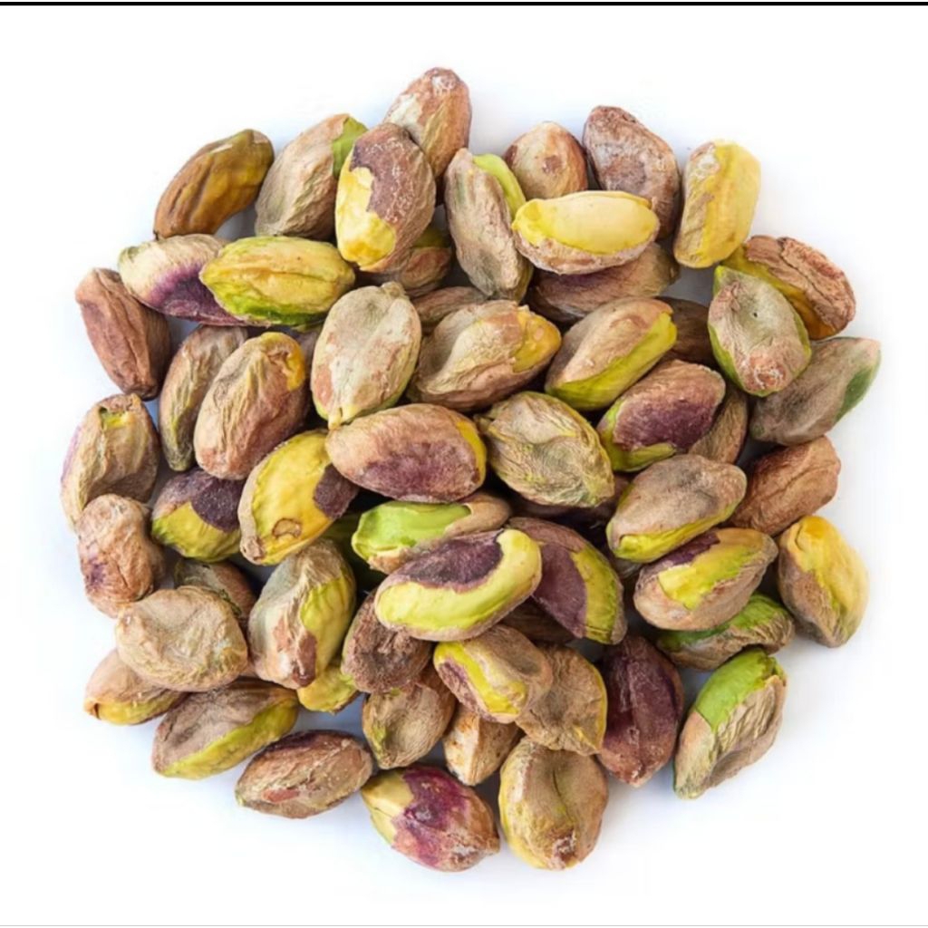 

Raw Pistachio without shells kernel 100% Whole/ Kacang Pistachio Mentah Utuh Premium Quality 125g/250g/500g