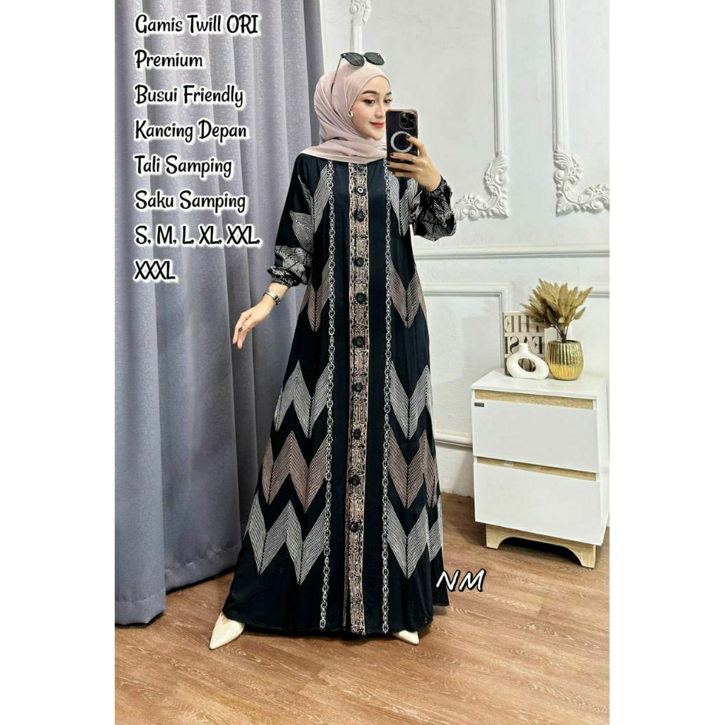 GAMIS TIWIL BATIK CAP MALAMAN