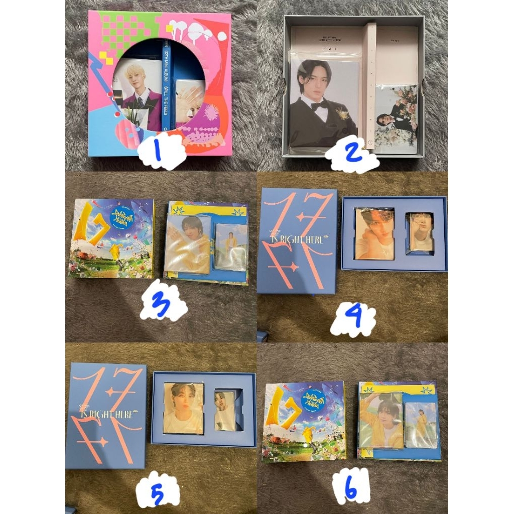 Album Seventeen Carat Ver STF DK FML MINGYU 17RH JUN 17RH The8 Heaven Jeonghan Heaven OFFICIAL