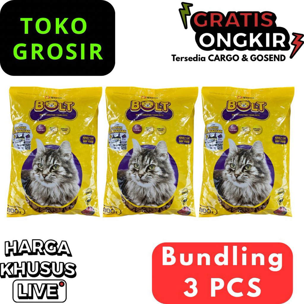 BOLT PAKAN KUCING