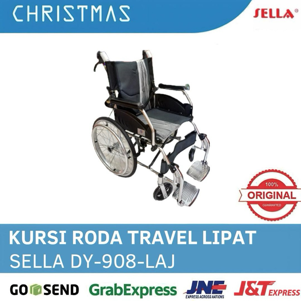 Kursi Roda Lipat Sella 908 LAJ / Kursi Roda Travel Sella 908 LAJ
