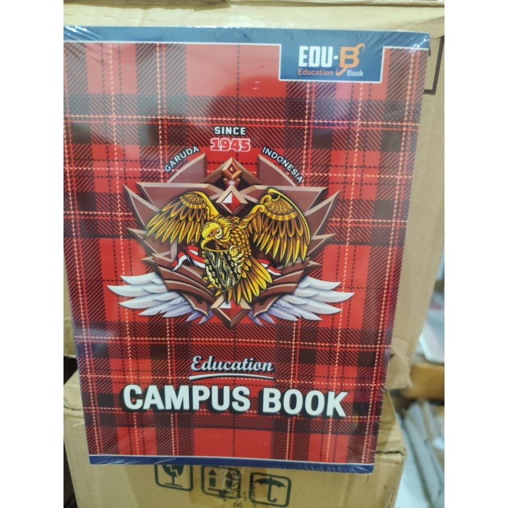 

buku tulis boxy merek edu-b campus (ukuran 18x25) isi 36lbr/50lbr/100lbr (1pack isi 10buku) yg isi 100lbr isi 5buku