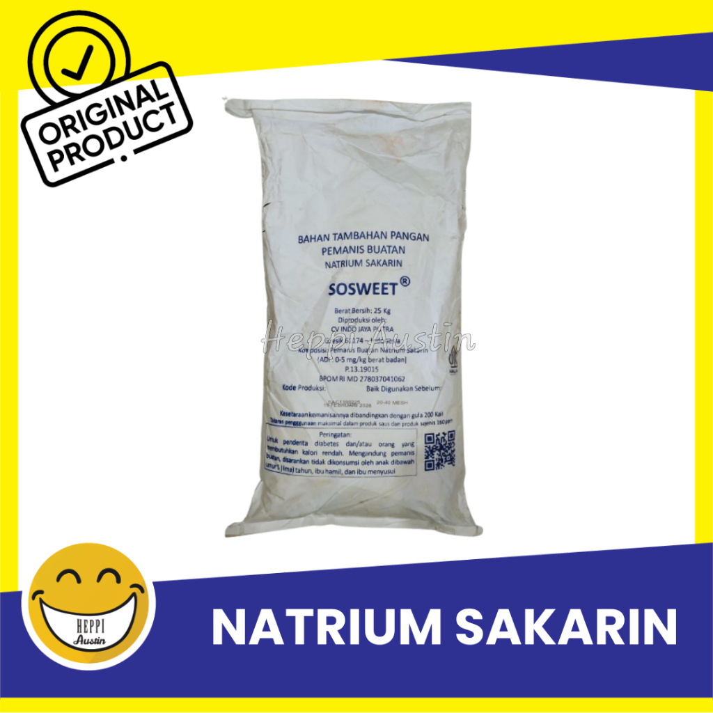 

Natrium Sakarin Pemanis Buatan Bubuk 1 KG