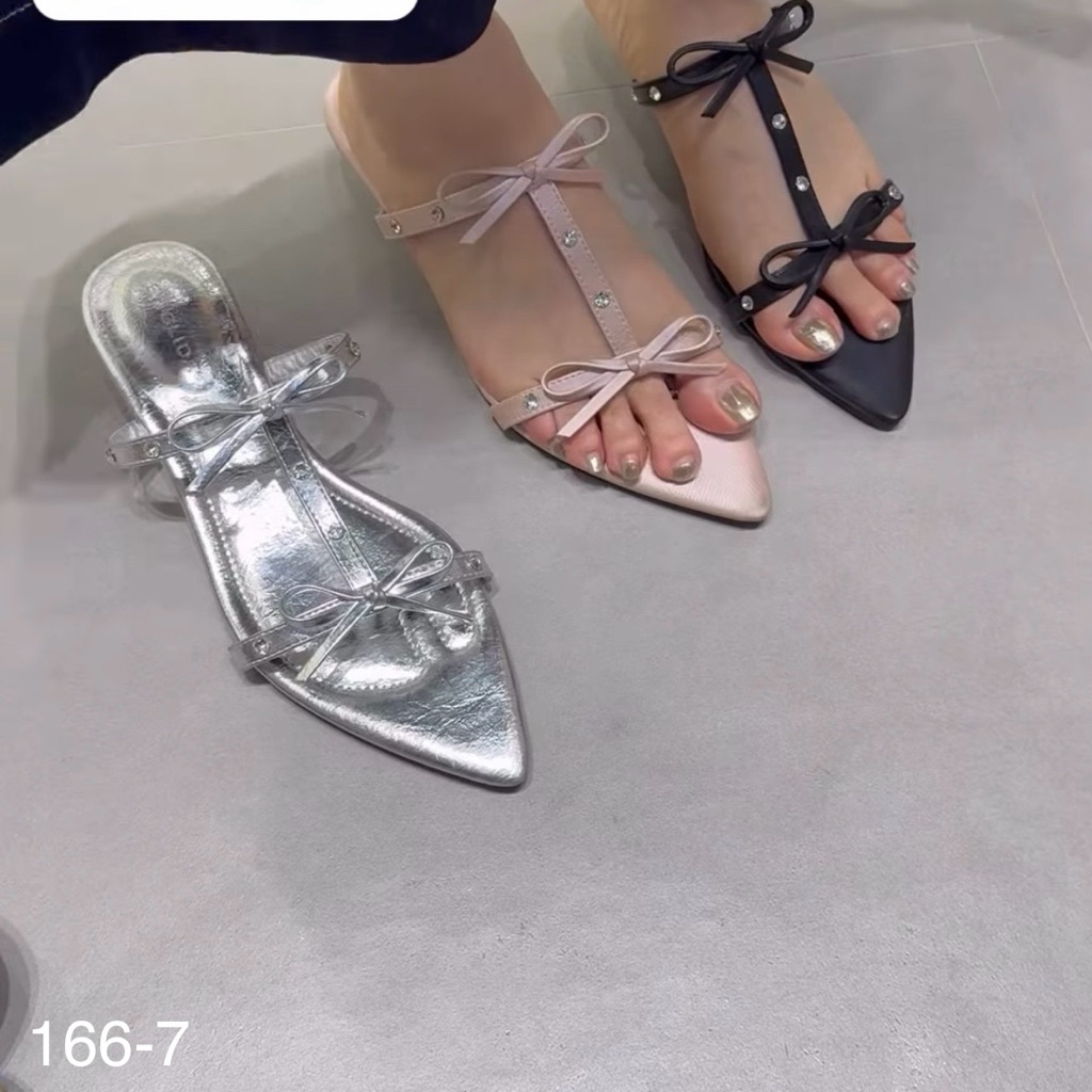 166-7 Sandal Guangzhou Wedges 2cm Wanita Import