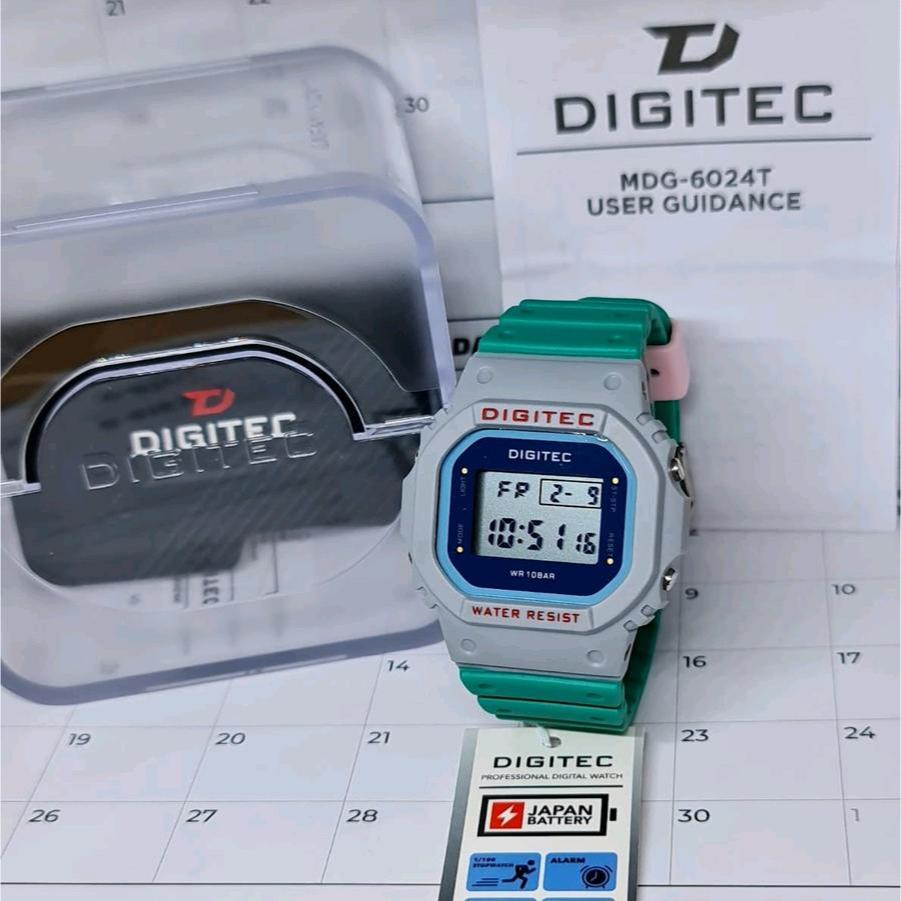 Jam Tangan Pria DIGITEC MDG-6024T/MDG-2024T Digital Digitec 6024 Original