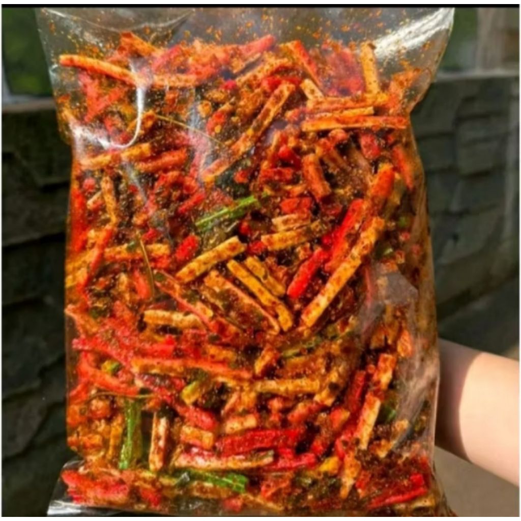 

SEBLAK KERUPUK JAAT/STICK BETON PEDAS GURIH /ORIGINAL/XTRA DAUN JERUK