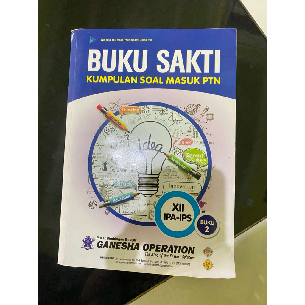 Preloved BUKU SAKTI KUMPULAN SOAL MASUK PTN (GANESHA OPERATION)