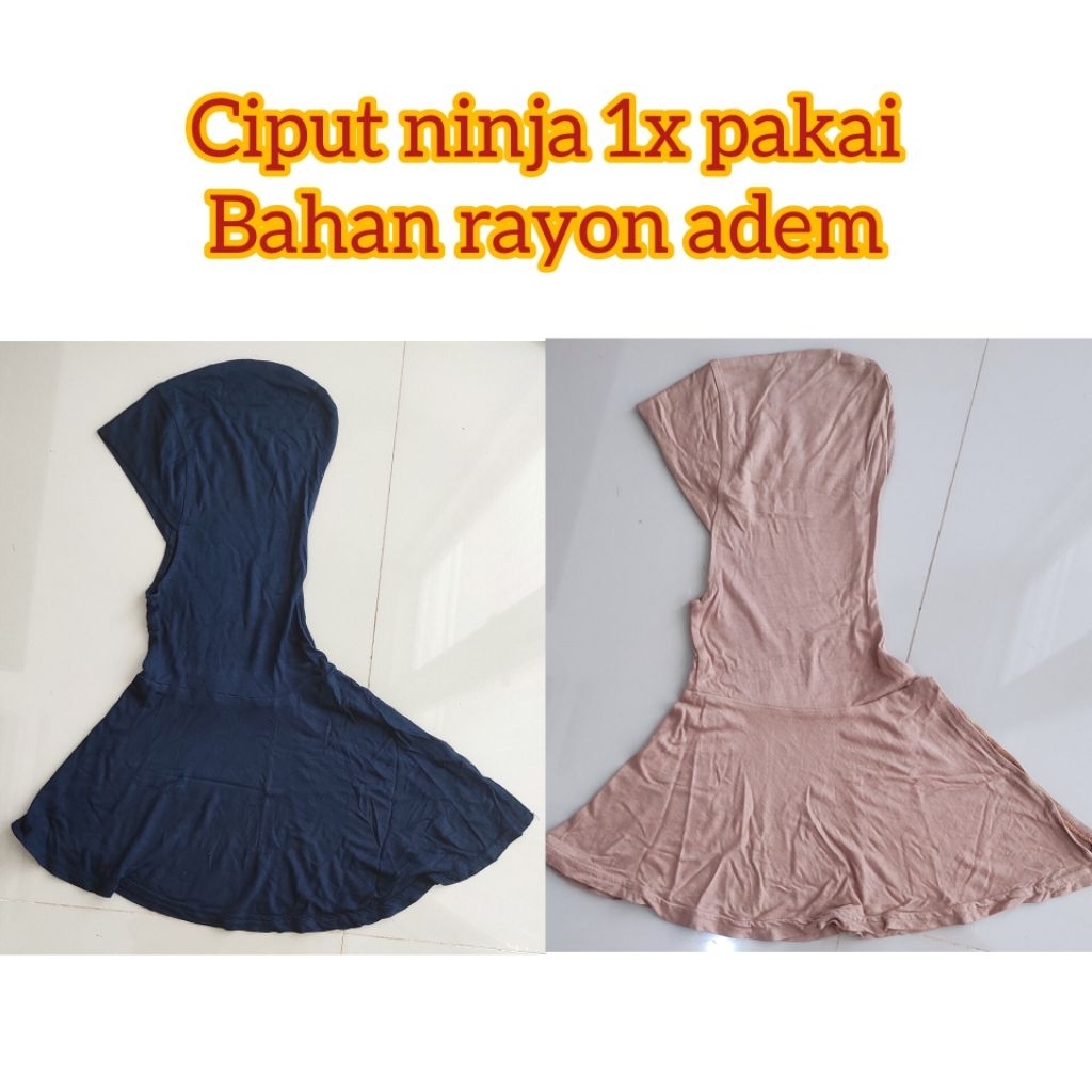 Ciput ninja, rajut, topi, cepol murah