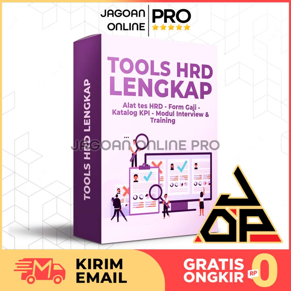 TOOLS HRD LENGKAP - Alat Tes HRD + KPI + SOP HRD + FORM GAJI + MODUL INTERVIEW + TRAINING