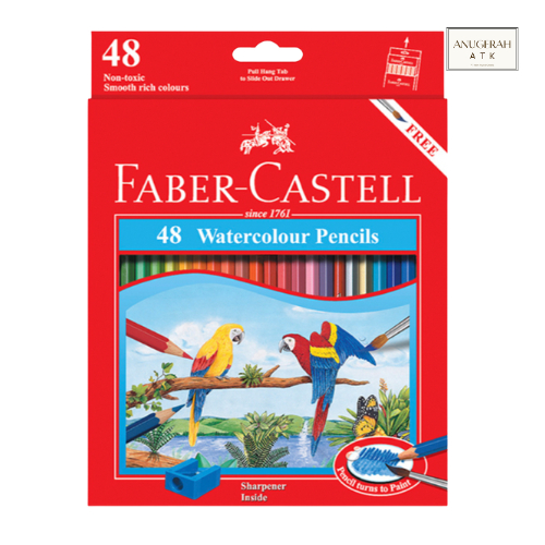 

Pensil Warna Watercolors Faber Castell 48 Warna