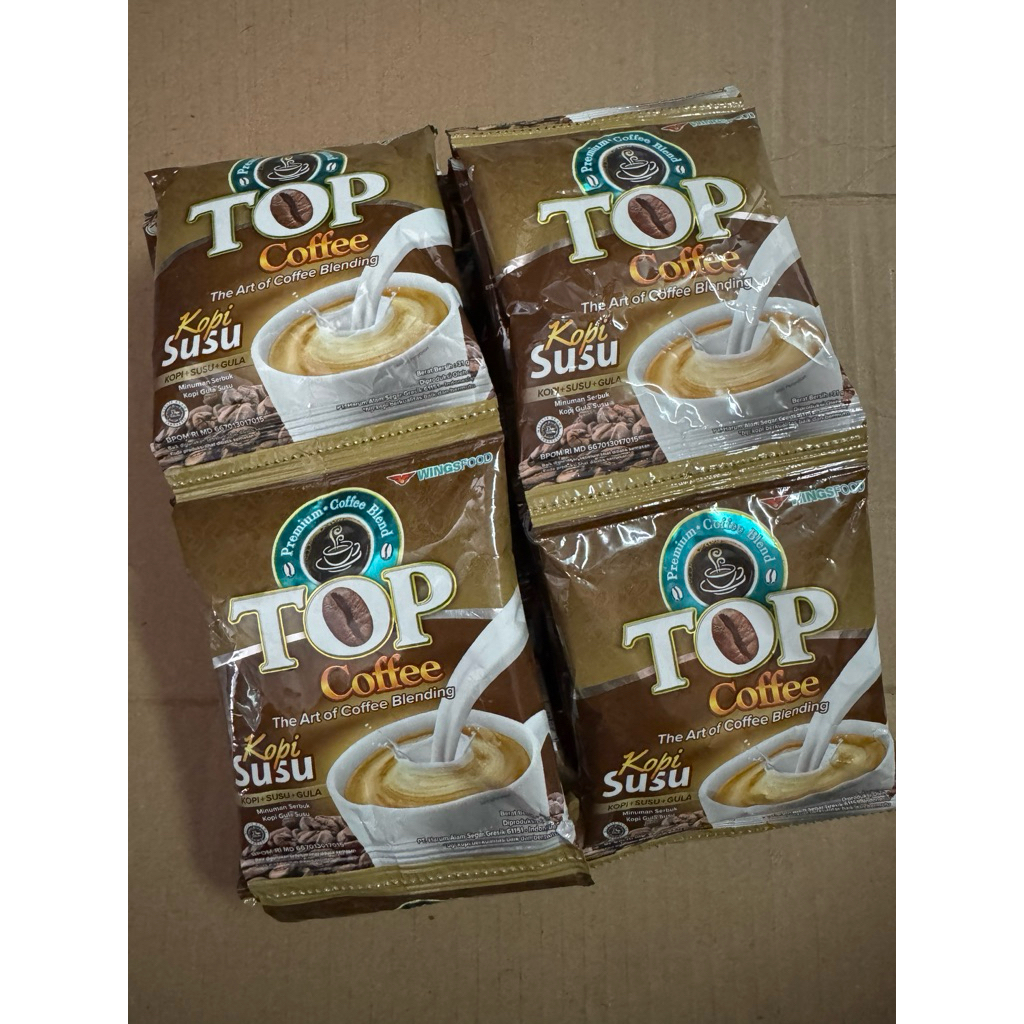 

Top Coffee Susu 1Renceng isi 12Sachet