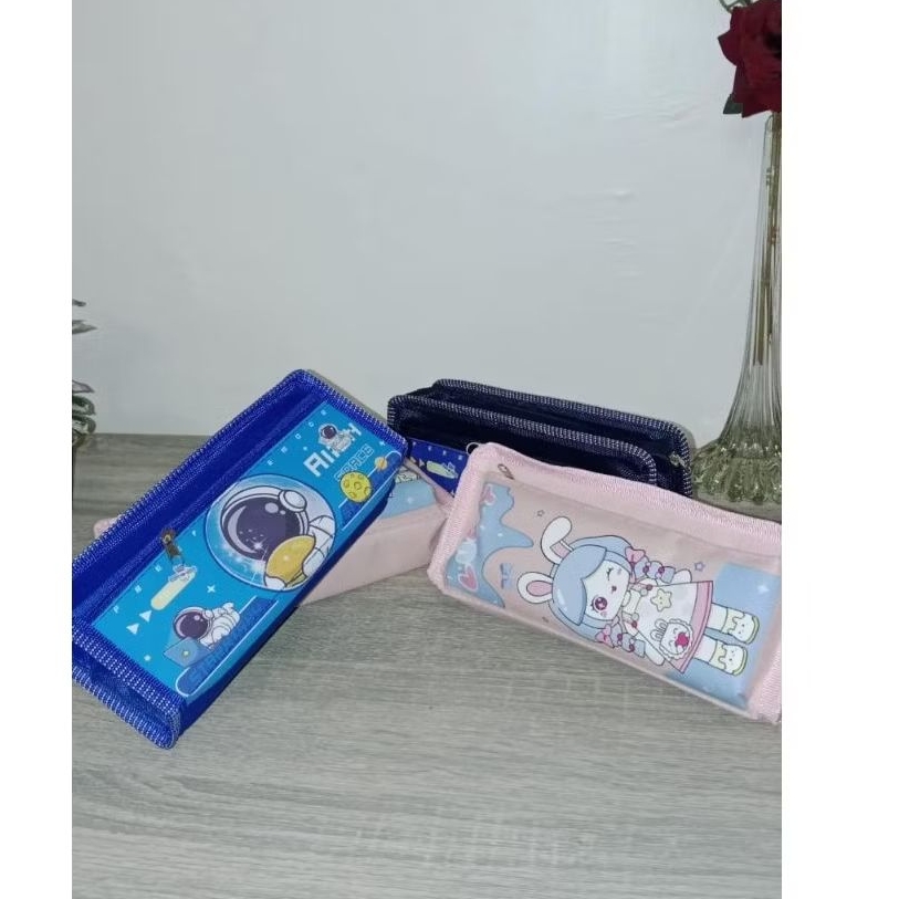 

tempat pensil karakter lucu cewe aesthetic gemes