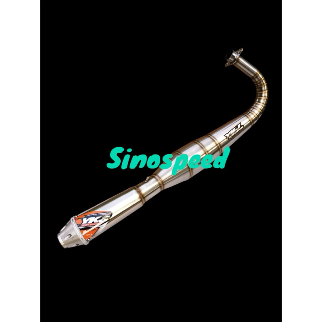 Knalpot kolong YKJ Japstyle Stainless Rx-king Rxk ukuran 38