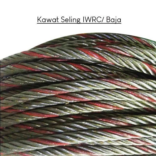1 ROLL Kawat Seling 6x37 Baja IWRC 6MM / Wire Rope IWRC