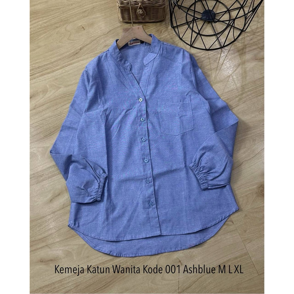 Kemeja Polos Wanita | Kemeja Basic | Kemeja Nevada Wanita | Kemeja Kerja Kantor Office Kasual