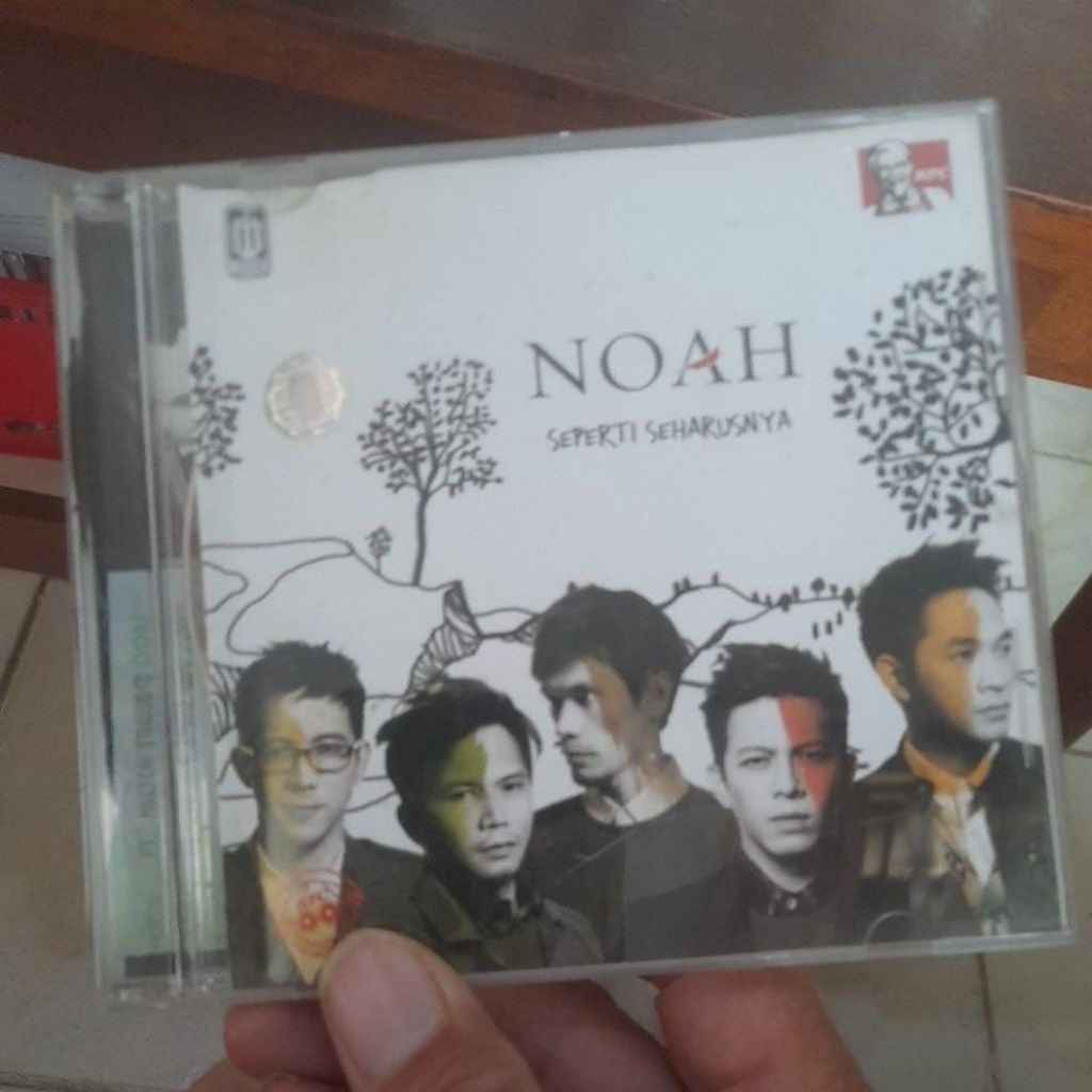 cd musik noah seperti seharusnya krluaran kfc(CD976)