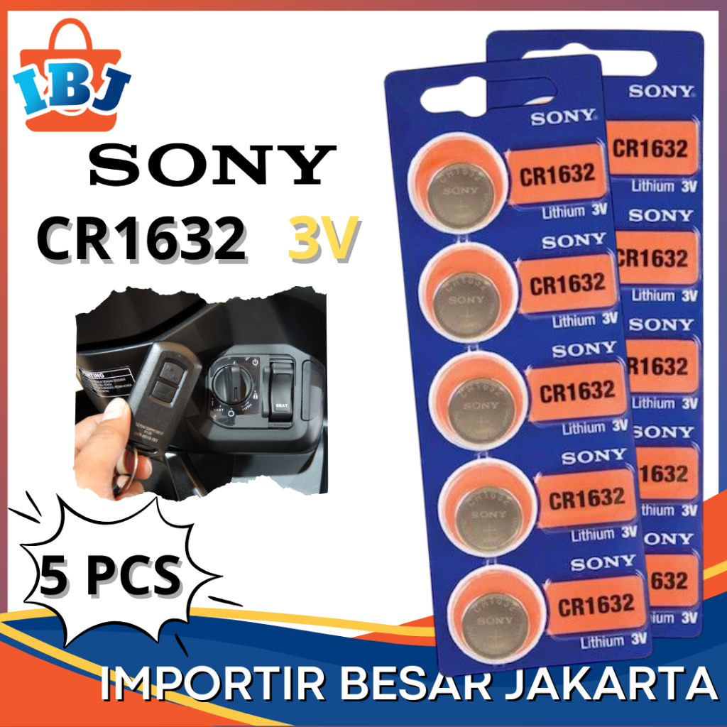 HARGA GROSIR Baterai Tongsis Bluetooth Yunteng 1632 CR1632 Original Sony Baterai Remot Remote Mobil 