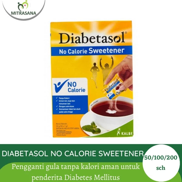 

Diabetasol No Calorie Sweetener 50's 100's 200's