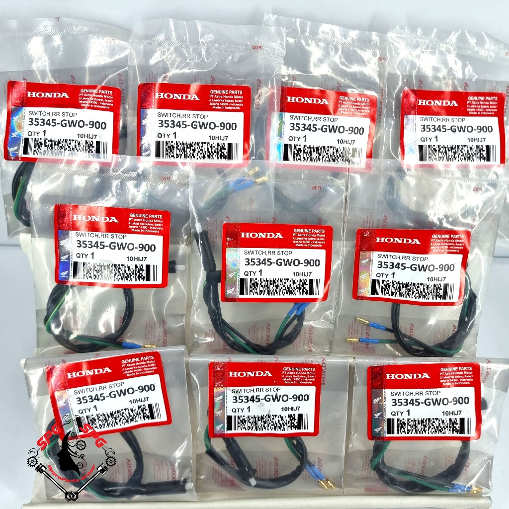 [Grosir 10 Pcs] Switch Rem Belakang Beat Fi Vario F1 Vario 125 150 Spacy Scoopy KVY GW0