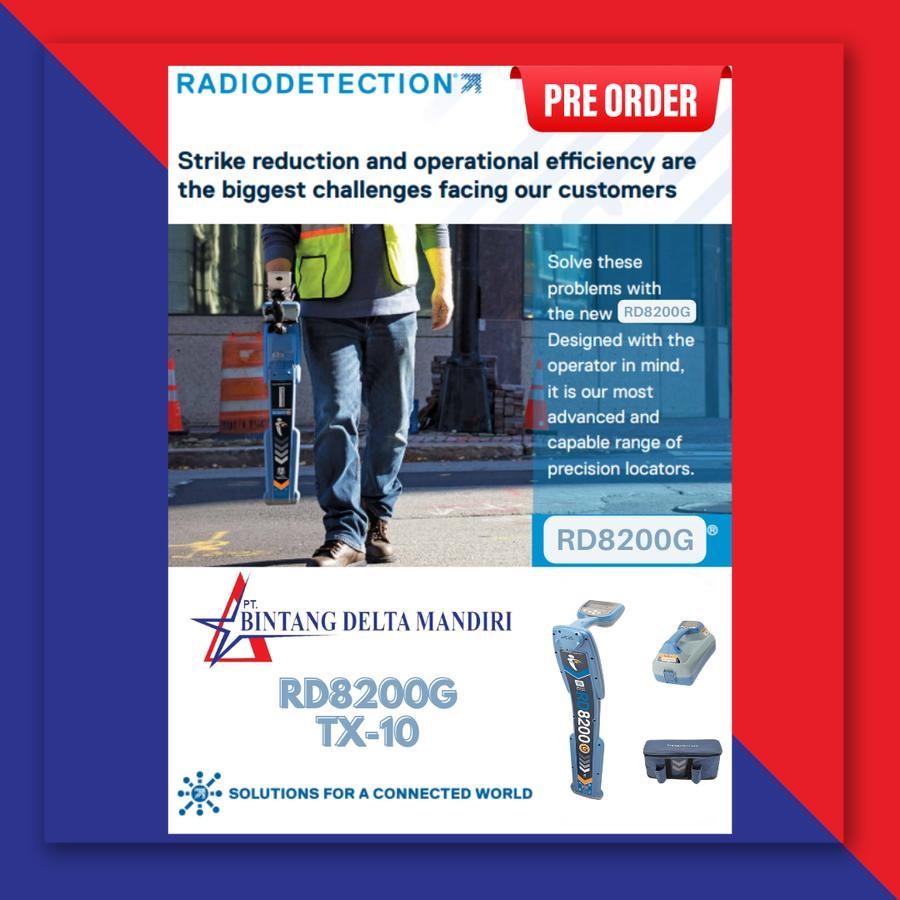 PRE ORDER RADIODETECTION RD8200G Cable and Pipe Locators | Precision Locator Range | TX-10 TRANSMITT